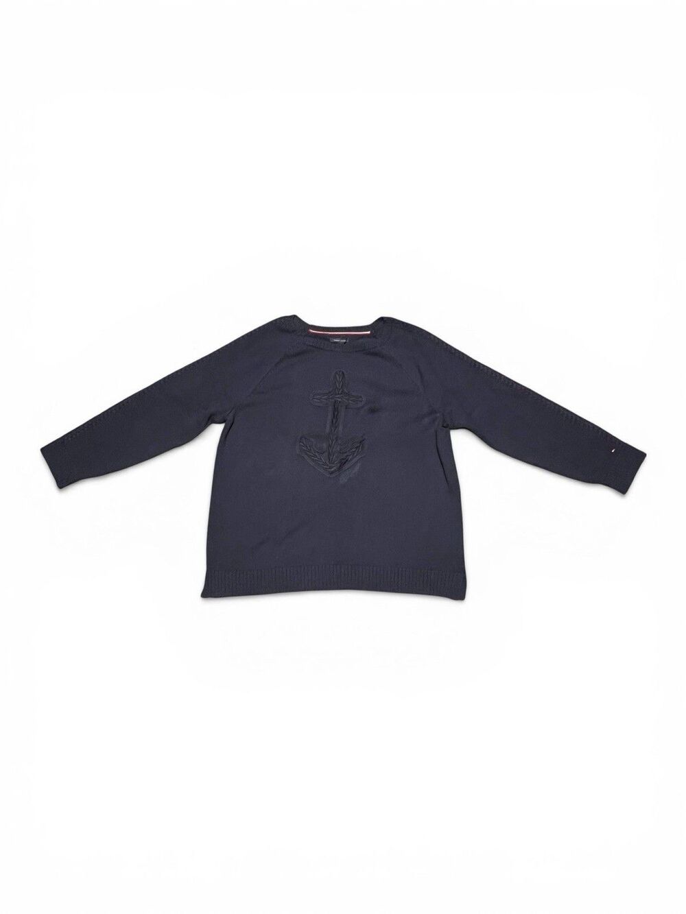 Tommy Hilfiger Women's Anchor Embroidered Sweater - XL